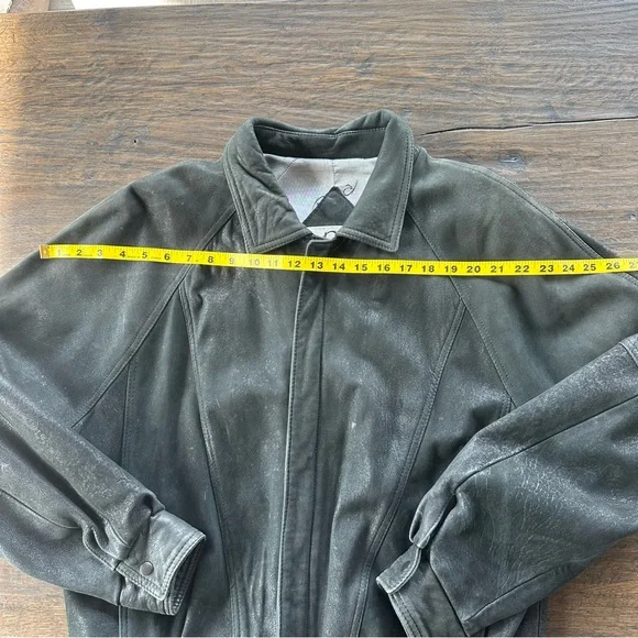 REMY VINTAGE GENUINE LEATHER ZIP UP JACKET SIZE 40 - Picture 4 of 7